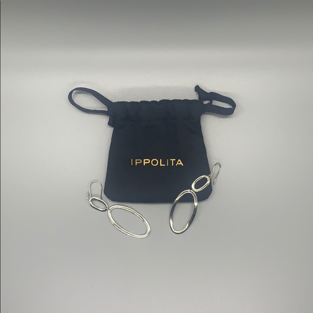 IPPOLITA 925 Sterling Silver Oval Earrings